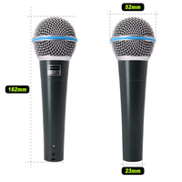 Microphone filaire professionnel JINJUE pour karaoké, scène, microphone dynamique bon marché, microphone filaire portable pour karaoké, diffusion en direct