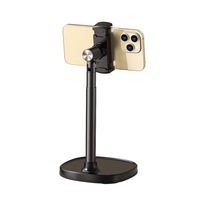 Nouveau support de téléphone portable pliable X66Pro en gros, réglable multi-angles, support de bureau mains libres, hauteur réglable pour diffusion en direct