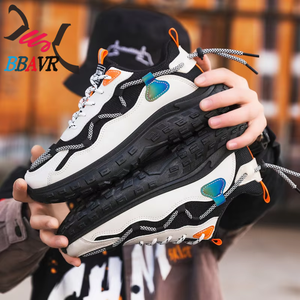 Zapatos Deportivos Casuales de Malla para Hombre, con Suela Gruesa Estilo Neumático, Venta al Por Mayor - Product Image 3
