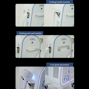 جهاز إزالة الشعر بالليزر الدائم الأكثر شعبية لعام 2026، يعمل بتقنية الديود بثلاثة أطوال موجية 755+808+1064 نانومتر، إزالة الشعر بدون ألم، طراز EXFU بقوة 1800 واط - Product Image 3