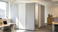 Cloison mobile en tissu au design moderne, cloison pliable portable pour bureau, maison, studio