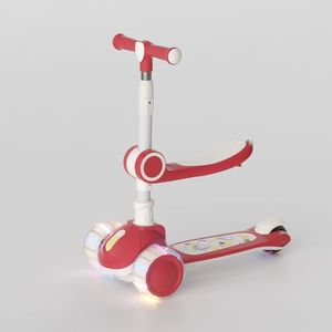 Enfants jouet Scooter 1-12 ans enfants peuvent plier la pédale du grand garçon bébé toboggan coup de pied Scooter à vendre - Product Image 3