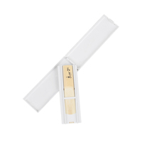 PJ1298 Nouveau saxophone clarinette universel séparé double face fente pour carte indépendante pièce unique blanc roseau boîte sax stockage