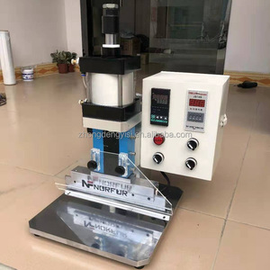 Máquina Neumática Semiautomática para Prensar y Grabar Cuero, para Bolsos, Maletas y Carteras, Máquina de Grabado de Bordes - Product Image 6