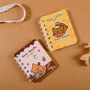 2024 nuevo estilo A7 lindo oso <span class=keywords><strong>serie</strong></span> línea espiral aprendizaje libro de palabras para papelería escolar Mini cuaderno portátil - Product Image 5
