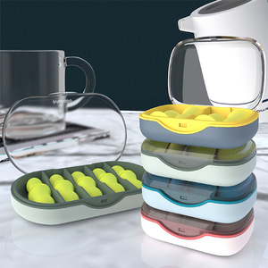iMeBoBo Bouchons d'oreilles en silicone pour la réduction du bruit, pour le sommeil et les études, lot de 4, doux, confortables, insonorisants, pour femmes, usage quotidien - Product Image 2