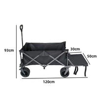 Chaise longue pliante d'extérieur avec logo personnalisé, avec roues, en tissu Oxford imperméable, pour le camping, la plage, vente en gros