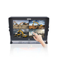 Sistema de Cámara de Reversa HD con Cámara de Reversa HD y Monitor DVR HD con Pantalla Táctil de 10.1 Pulgadas