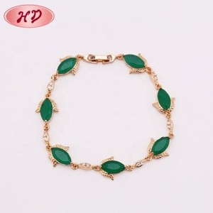 Nouveau Bracelet en Zircon de Design Tendance 2018, Bijoux en Or 18K pour Femmes et Filles, Vente en Gros - Product Image 4