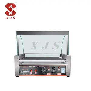 Commercial Hot Dog Grill Electric Automatic Hot Dog Making Machine Sausage Roaster For Sale