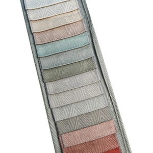 Viscose Polyester Rayon và Jacquard màn rèm vải với linen pha trộn, mềm draping dệt may cho trang trí nội thất - Product Image 6