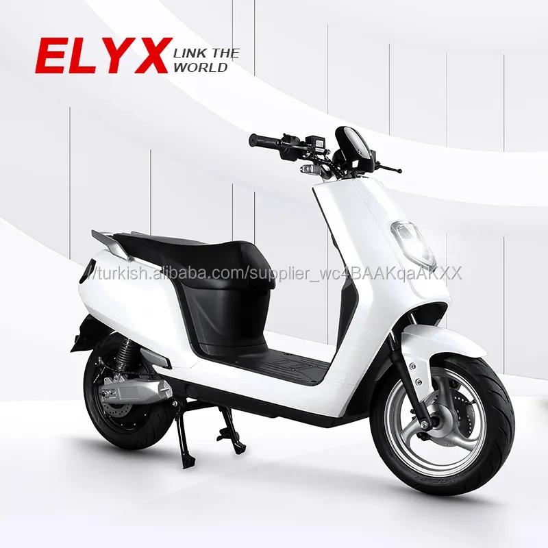 Elyx akıllı 2020 EEC onaylı ön cam elektrikli mopedler çıkarılabilir lityum pil paylaşımı Scooter elektrikli 2000W motosiklet