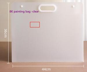 Bolsa de documentos <span class=keywords><strong>A3</strong></span> / A4 extragrande, bolsa de botón a presión, papel de dibujo 8K/4K, bolsa de almacenamiento de trabajo de pintura de archivos de datos simples - Product Image 5