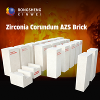 Pabrik Grosir Batu Bata Zirkonium Korundum Produk Baru Blok AZS Cor Fused untuk Industri Semen