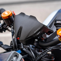 Parabrisas Pequeño de Fibra de Carbono 3K 100% Seca para Motocicleta KTM 1290 SDR 2020-2024 (OEM)