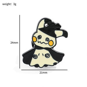 En gros Belle Bande Dessinée Pokemoned Métal Badge Accessoires Pins Enfants Cadeaux Vêtements Décoration Broche Alliage Dur Émail Pin - Product Image 5