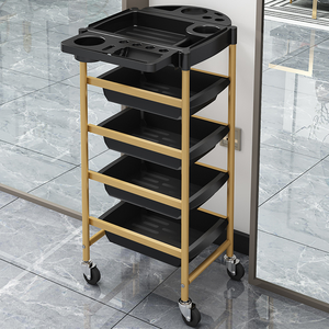 Chariot de beauté, chariot de coiffure, chariot pour outils de coiffure, chariot pour permanente et coloration en salon de coiffure/barbier - Product Image 6