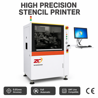 Nouvelle machine d'impression de pochoirs de pâte à souder SMT entièrement automatique WDS-A26P avec alignement par vision et haute précision pour PCB