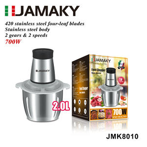 Multifunctionele elektrische groentehakselaar 2L kom 420 messen twee snelheden voedselhakselaar - Product Image 4