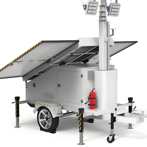 Mỏ Hải Đăng bãi đậu xe và siêu thị lớn nguồn ánh sáng Hải Đăng di động không yêu cầu năng lượng mặt trời có thể sạc lại - Product Image 1