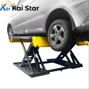 <span class=keywords><strong>Pont</strong></span> élévateur hydraulique manuel portable pour voiture à prix abordable, élévateur à ciseaux double à levée moyenne pour automobile - Product Image 6