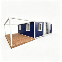 Maison préfabriquée étanche de 20 pieds ou 40 pieds, portable, avec 2, 3 ou 4 chambres, extensible, en conteneur, pour l'extérieur
