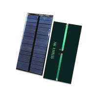 Mini 110X55mm dikdörtgen LED ışık güneş paneli bataryası şarj güç bankası 7.5V Epoxy epoksi ürün kategorisi