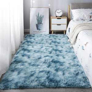 Rectangle blanc en peau de mouton moelleux, cheveux longs tie dye doux fausse fourrure en peluche moderne <span class=keywords><strong>tapis</strong></span> <span class=keywords><strong>tapis</strong></span> pour salon/ - Product Image 6