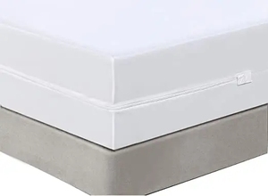 Coprimaterasso impermeabile con cerniera superiore copriletto matrimoniale coprimaterasso superiore con cerniera di protezione avanzata a 6 lati - Product Image 3