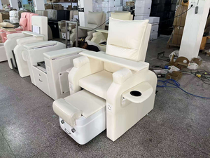 Chaise de luxe haut de gamme à prix de gros, siège et dossier réglables électriquement, éclairage LED 7 couleurs, qualité salon, design inclinable - Product Image 2