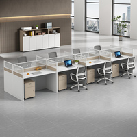 Bureau de travail en bois de luxe, postes de travail, ensemble de bureau et de chaise pour ordinateur, design moderne, bureau pour le personnel de bureau