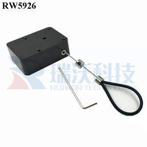 RUIWOR RW5926 Cuboïde Câble Fermeture À Cliquet fonction en option Plus Réglable Boucle De Fil Enduit de Silicone Tuyau - Product Image 2