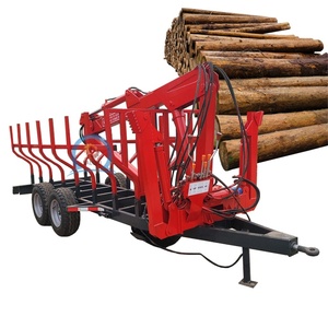 Grue à bois avec remorque Machine forestière Chargeur de bûches Équipement d'exploitation forestière Grappin Camion Bois Crawl Gripper Log <span class=keywords><strong>Grappler</strong></span> - Product Image 5