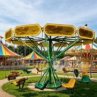 Silla Voladora de Alta Calidad para Parque de Atracciones, 12 Asientos, Divertida, para Niños y Adultos, en Oferta