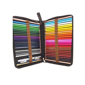 55 Mảnh Nghệ Thuật Vẽ Thiết Lập Cho Trẻ Em Và Người Lớn Vải Dây Kéo Túi Với 48 Nước Hòa Tan Màu Bút Chì Bút Chì Bút Chì Màu - Product Image 3