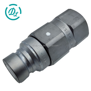 Coupleur hydraulique mâle à face plate EexcavaStart, pièce de rechange 7246791, corps 1/2 pouce, filetage SAE 3/4, durable, pour mini-excavatrice - Product Image 2