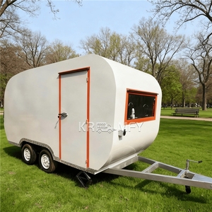 Camion de cuisine mobile rétro personnalisé, kiosque de nourriture de rue, café - Product Image 3