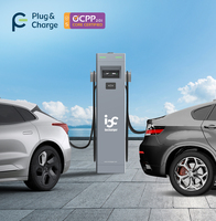 OCPP 2.0.1 ISO15118 Commercial OCPP Double Port AC Chargeur WIFI APP Chargeur Pile 22KW * 2 Station de charge montée au sol pour EVS
