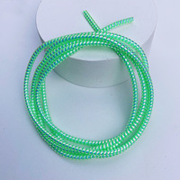 Corde de Protection de câble de données de 1.4m, couleur TPU spirale de chargeur USB protecteur de câble Anti-rupture Anti-salissure enrouleur de casque