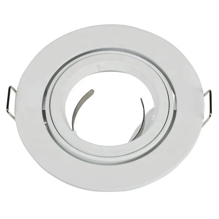 Aluminium Led Downlight Behuizing MR16 GU10 Lamp Ronde Vierkante Goud Zilver Wit Led Spot Plafond Licht Frame