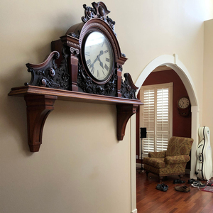 Chưa hoàn thành cổ điển <span class=keywords><strong>corbel</strong></span> đúc rắn gỗ tự làm trang trí nội thất cho biệt thự truyền thống phong cách Châu Âu xây dựng trang trí - Product Image 5