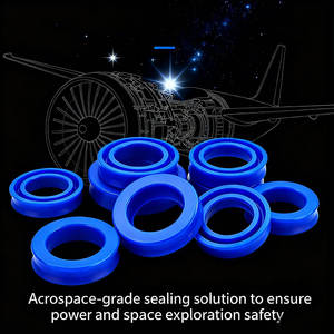 أختام هيدروليكية للطائرات من البولي يوريثان، أختام عازلة من البولي يوريثان بدرجة الطيران، -55 ° من سي إلى 200 ° نطاق التشغيل C - Product Image 2