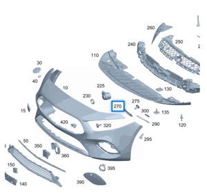 OEM 1778859702หรือ1778859802เหมาะสำหรับยึดฐานรองกันชนหน้า W177ในรถเบนซ์ - Product Image 3