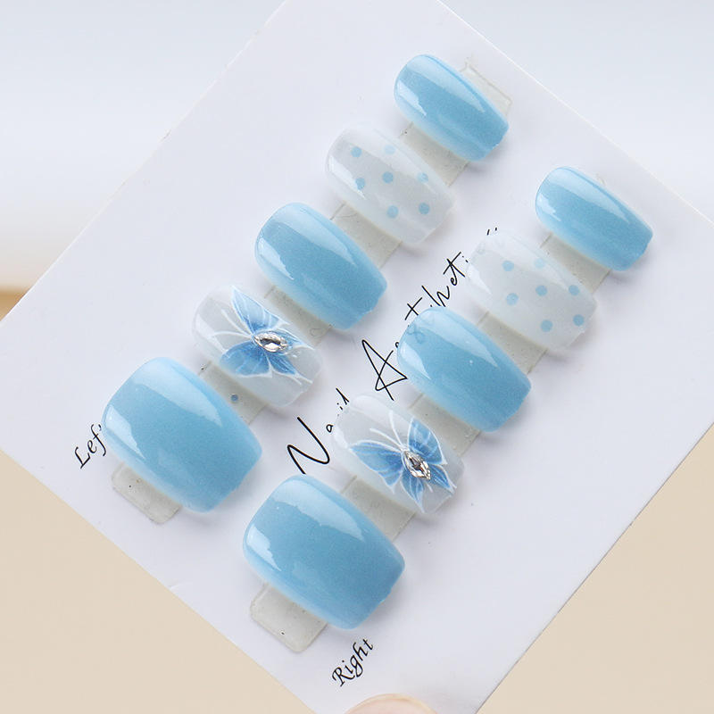 เล็บทำมือ1398กล่องขนาด10ชิ้น