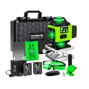 Commercio all'ingrosso hot 4d livello laser a 16 linee verde autolivellante strumenti di misurazione verde laser 4d a 360 gradi