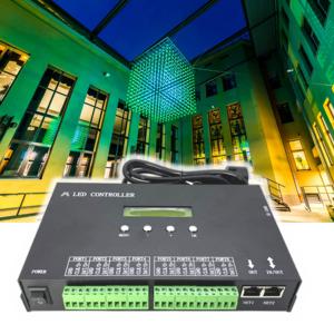 H807SA <span class=keywords><strong>8</strong></span>-Port Artnet <span class=keywords><strong>DMX</strong></span> a SPI LED Pixel <span class=keywords><strong>Controller</strong></span> supporta scheda SD e DMX512 <span class=keywords><strong>dimmer</strong></span> <span class=keywords><strong>Console</strong></span> prodotto - Product Image 1