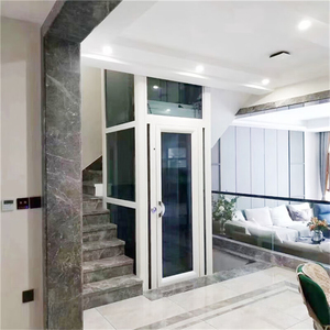 Ascenseur panoramique <span class=keywords><strong>domestique</strong></span> en verre, 3 étages, 4 niveaux, petit ascenseur résidentiel extérieur, ascenseurs pour maison, villa, ascenseur hydraulique - Product Image 1