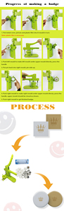 2024 mới nhất Huy hiệu máy làm nút huy hiệu Maker máy 25/32/37/44/58 Mét - Product Image 5