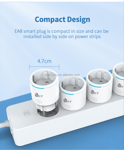 Oit Eu 16 एक स्मार्ट सॉकेट वायरलेस रिमोट एलेक्सा Google ट्यूया वायरलेस सॉकेट स्मार्ट प्लग ऊर्जा निगरानी टाइमर फ़ंक्शन के साथ - Product Image 6