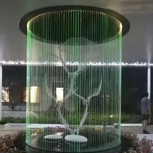 Fontana Paesaggistica, Fontana d'Acqua Ultra-Silenziosa con Sculture a Rilievo per Patio, Area Lounge e Cortile Segreto - Product Image 6
